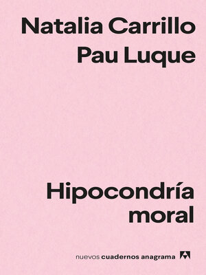 cover image of Hipocondría moral